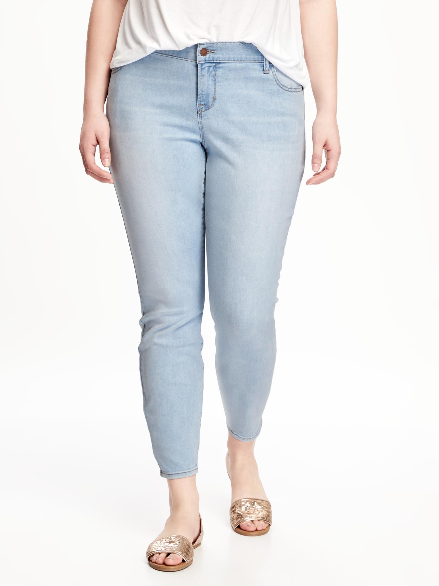 Mid-Rise Plus-Size Rockstar Jeans | Old Navy