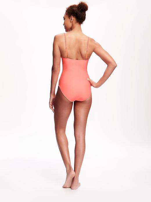 Image number 2 showing, Braided One-Piece Swimsuit for Women