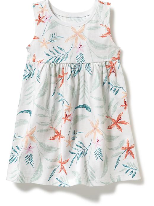 View large product image 1 of 1. Sleeveless Jersey Tank Dress for Baby