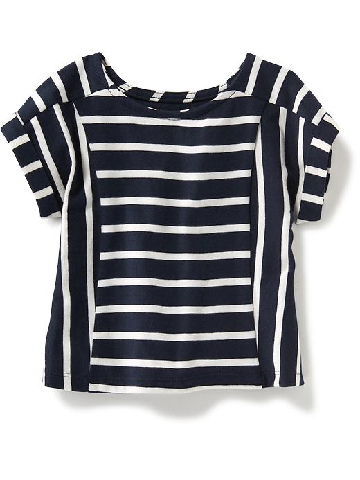 Rolled-Cuff Striped Top for Baby | Old Navy