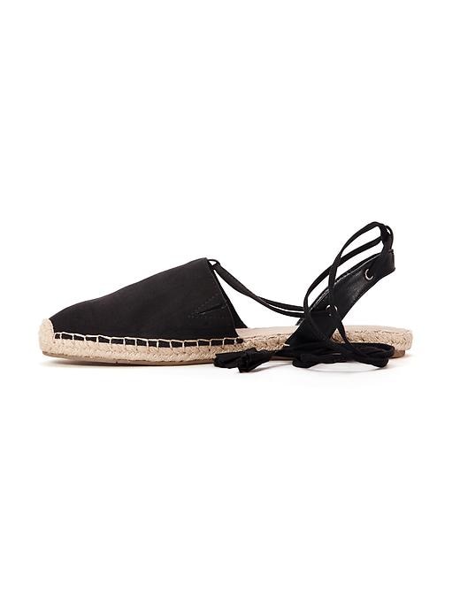Image number 2 showing, Sueded Lace-Up Espadrilles for Women
