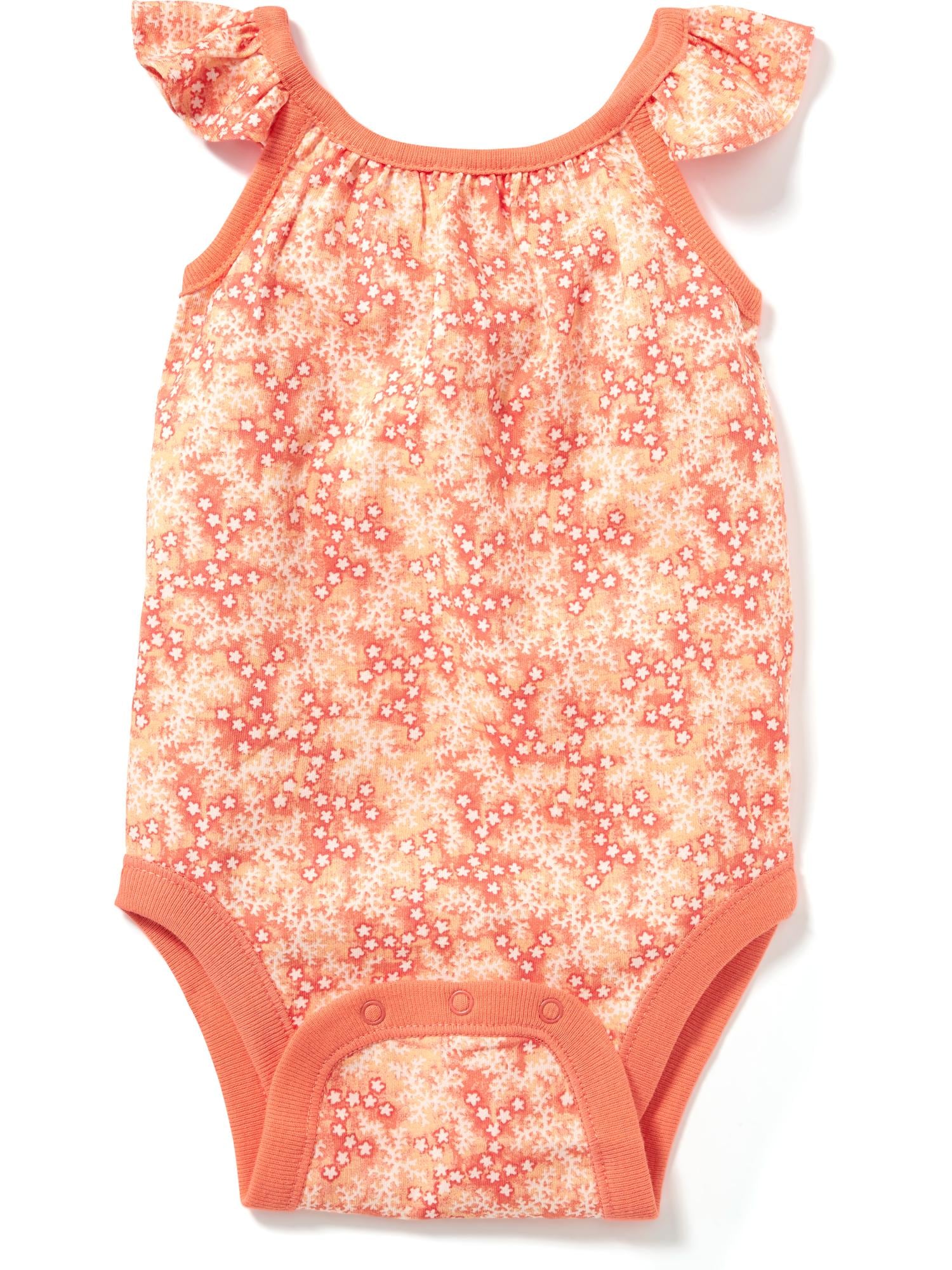 FlutterSleeve Crossback Bodysuit for Baby Old Navy