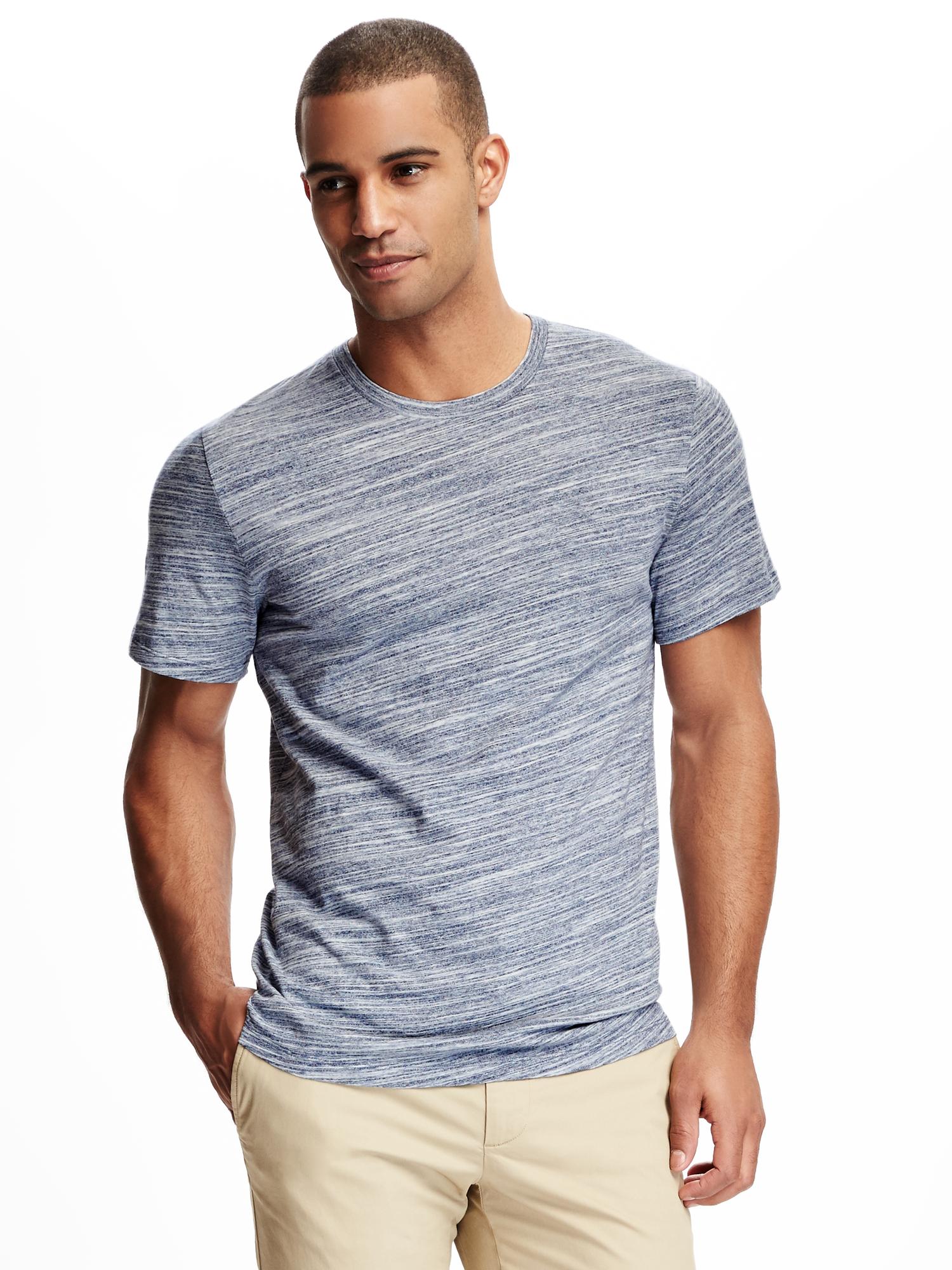 Space-Dye Crew-Neck Tee for Men | Old Navy