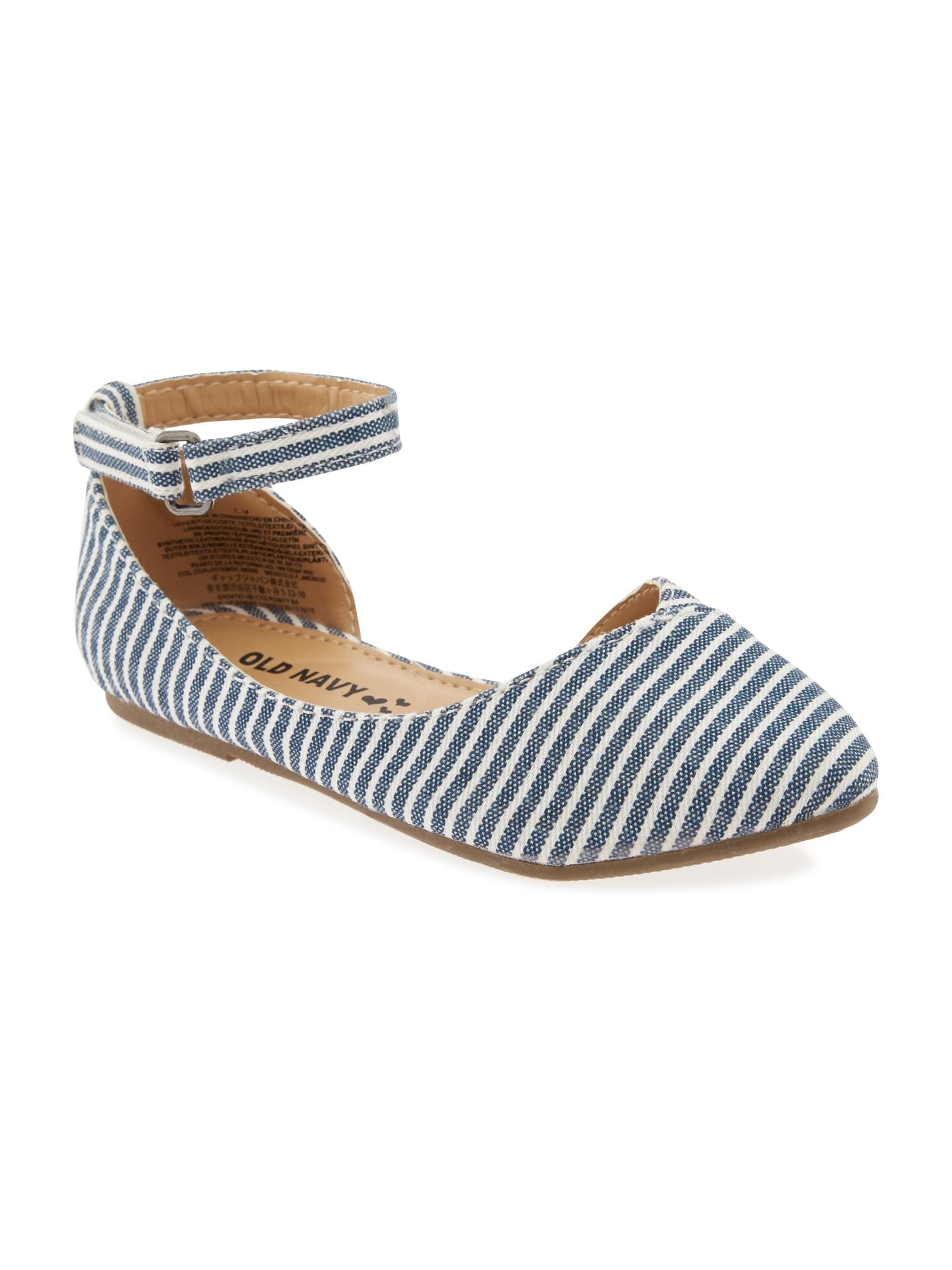 Striped Pointed-Toe Ballet Flats For Toddler | Old Navy