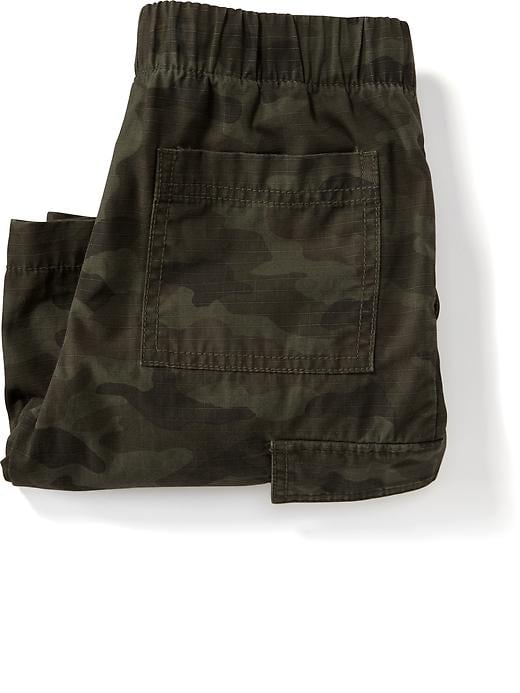 View large product image 2 of 2. Ripstop Cargo Jogger Shorts for Boys