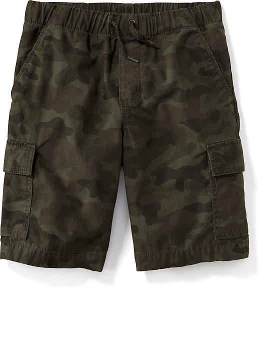 View large product image 1 of 2. Ripstop Cargo Jogger Shorts for Boys