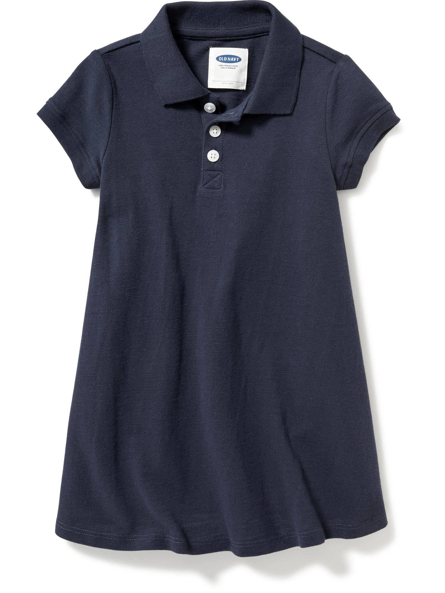 Uniform Polo Swing Dress for Toddler Old Navy