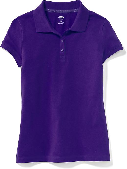Uniform Pique Polo for Girls Old Navy