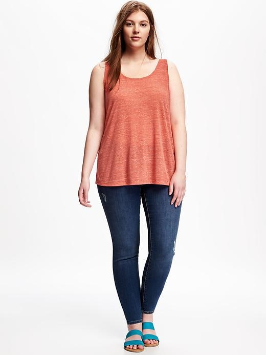 Image number 3 showing, Relaxed Scoop-Neck Plus-Size Tank