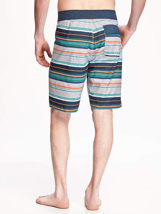 Striped Board Shorts for Men (9
