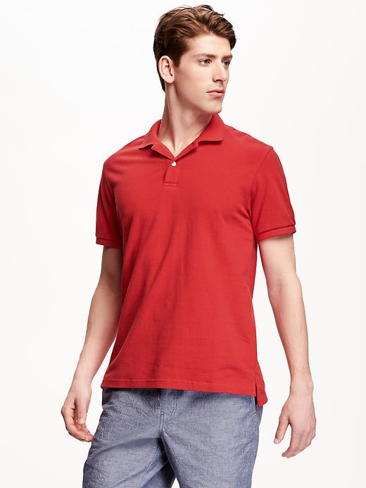View large product image 1 of 5. Pique Polo for Men