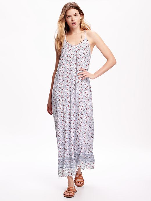 Image number 1 showing, Printed V-Neck Maxi for Women