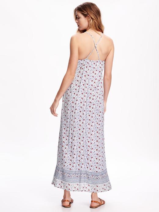 Image number 2 showing, Printed V-Neck Maxi for Women