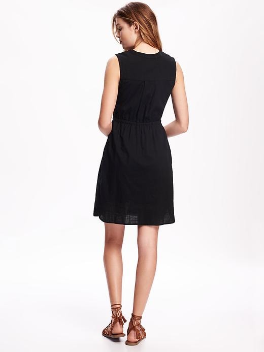 Image number 2 showing, Button-Down Shirt Dress for Women
