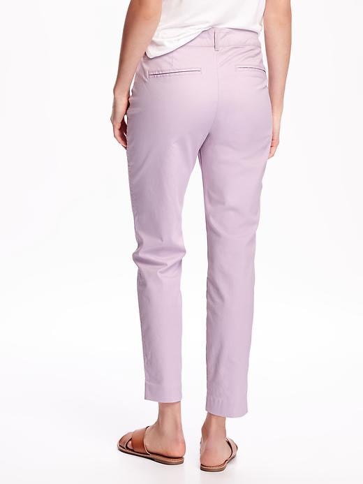 Mid-Rise Pixie Ankle Chinos for Women | Old Navy