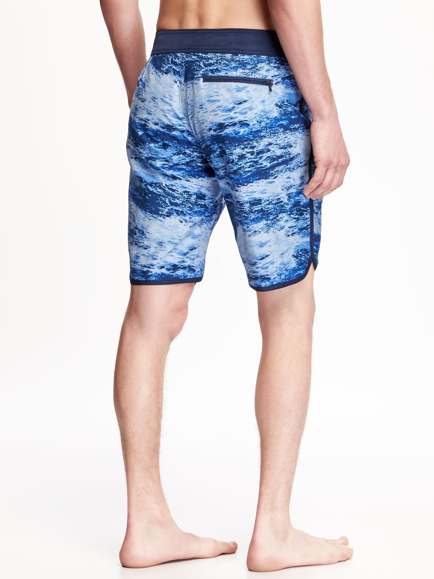 Patterned Board Shorts for Men (9