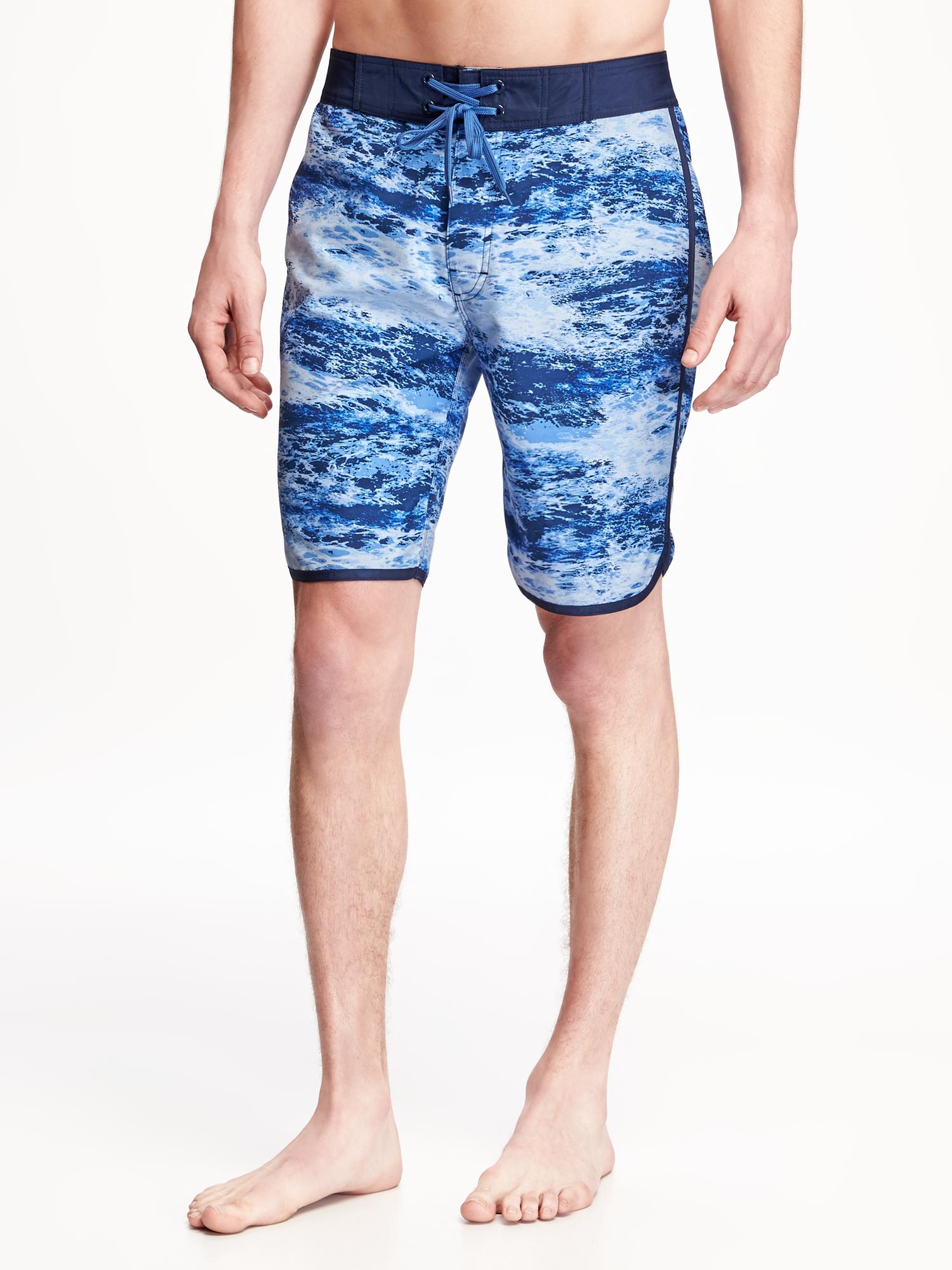 Patterned Board Shorts for Men (9