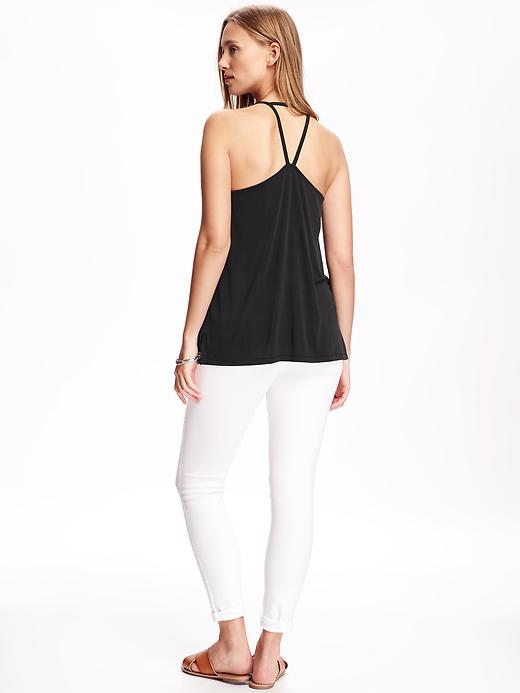 Image number 2 showing, Relaxed Sueded Strappy Cami for Women