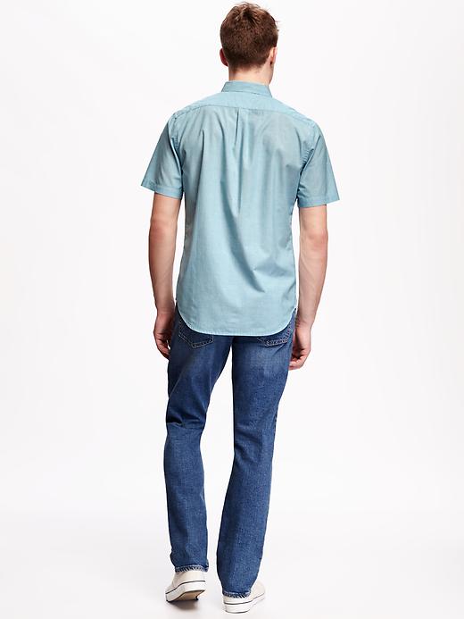 Image number 2 showing, Slim-Fit Poplin Shirt for Men