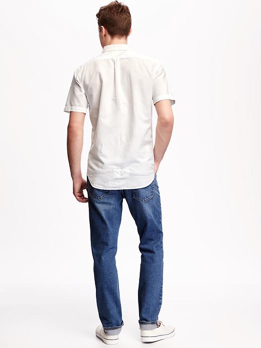 Image number 2 showing, Slim-Fit Linen-Blend Shirt for Men