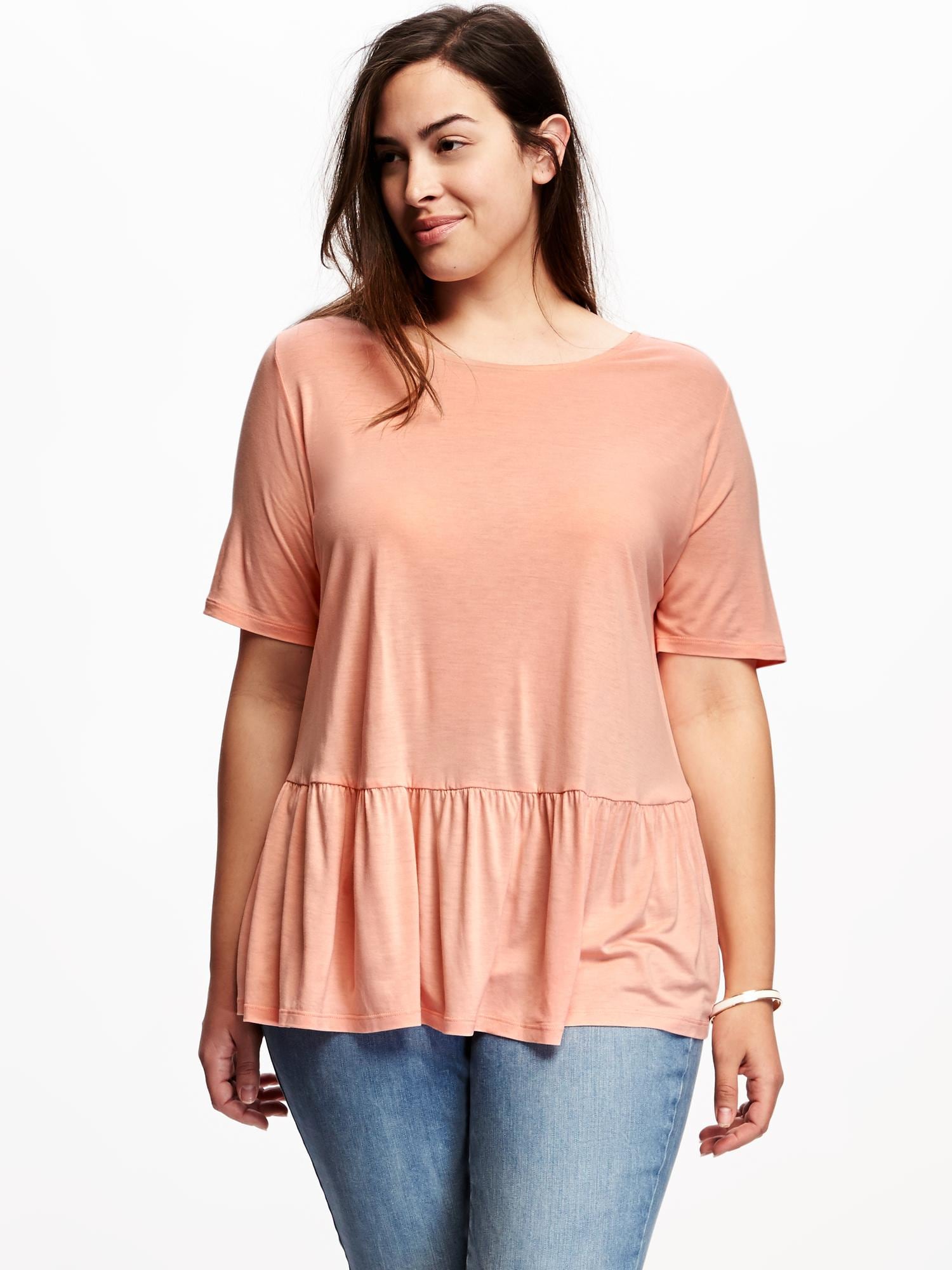 Relaxed Plus-Size Peplum Top | Old Navy