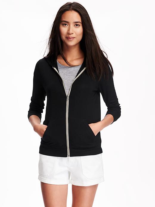 View large product image 1 of 1. Relaxed Lightweight Hoodie for Women