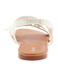 View large product image 4 of 4. Sueded Fringe Sandals for Girls