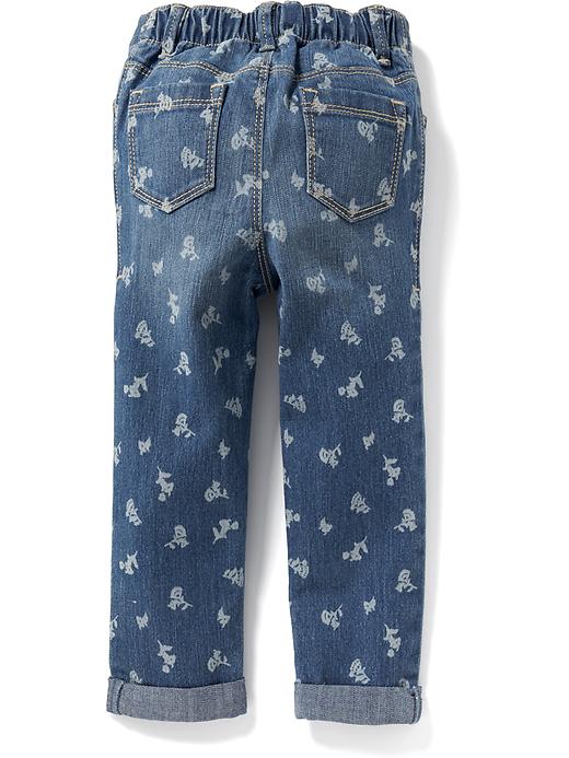 View large product image 2 of 2. Printed Five-Pocket Boyfriend Jeans for Toddler