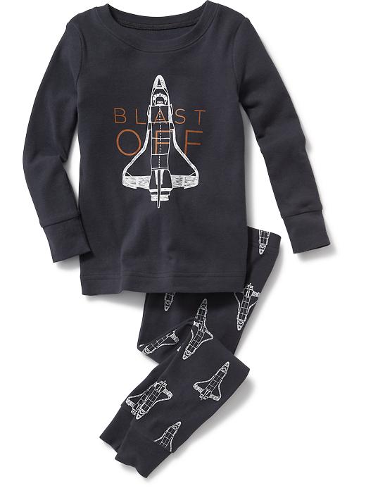 View large product image 1 of 1. "Blast Off" Graphic Sleep Set for Toddler & Baby