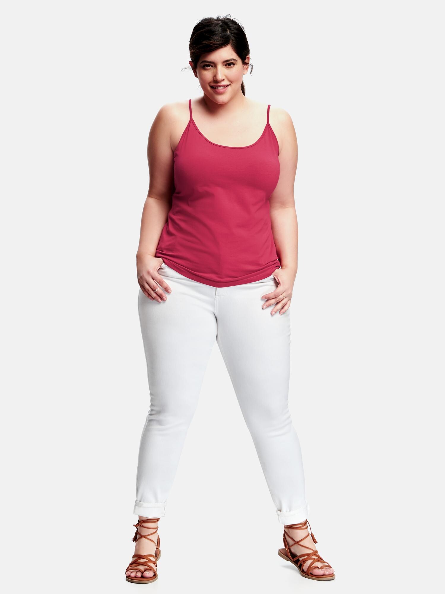 Spaghetti-Strap Plus-Size Cami