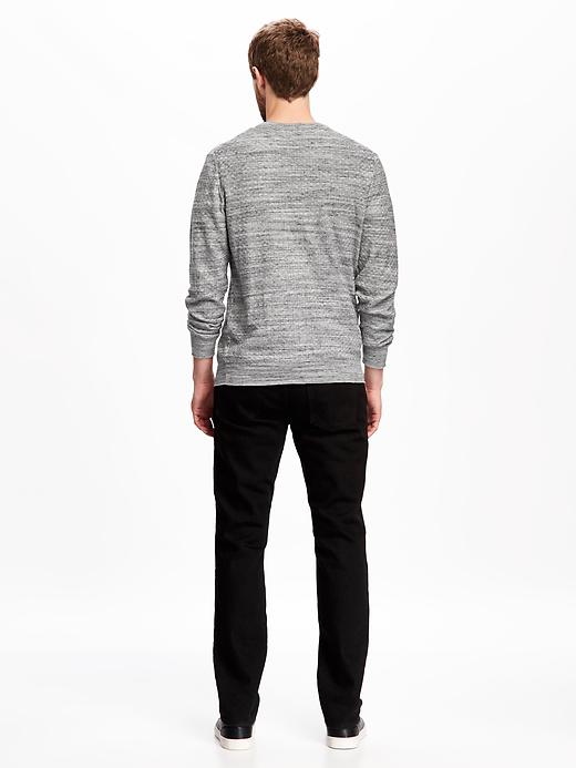 Image number 2 showing, Textured Crew-Neck Sweater for Men