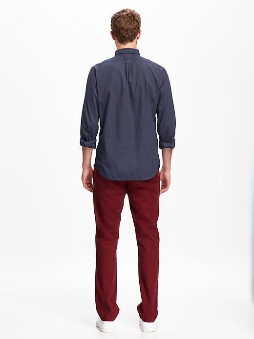 Image number 2 showing, Slim-Fit Poplin Shirt For Men