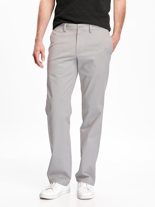 View large product image 1 of 1. Straight Ultimate Built-In Flex Khakis for Men