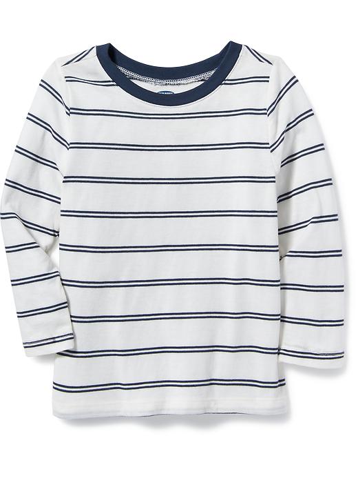 View large product image 1 of 1. Striped Crew-Neck Tee for Toddler