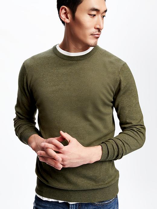 Image number 4 showing, Crew-Neck Sweater for Men