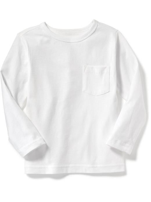 View large product image 1 of 1. Crew-Neck Pocket Tee for Toddler