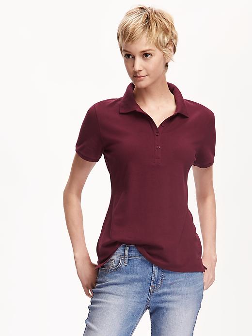 View large product image 1 of 1. Pique Polo for Women