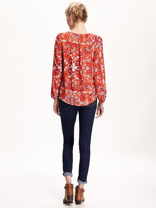 Image number 2 showing, Open-Neck Blouse for Women