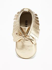 View large product image 3 of 4. Metallic Moccasins for Baby