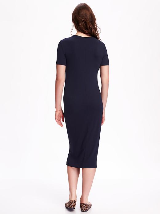 Image number 2 showing, Fitted Rib-Knit Midi for Women