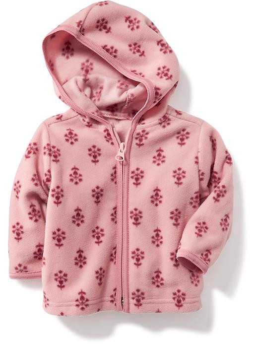 View large product image 1 of 1. Patterned Performance Fleece Hoodie for Baby