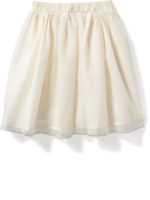 View large product image 1 of 1. Tea-Length Tulle Tutu Skirt for Toddler Girls