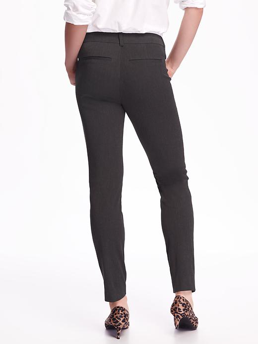 View large product image 2 of 3. Mid-Rise Heathered Pixie Ankle Pants for Women
