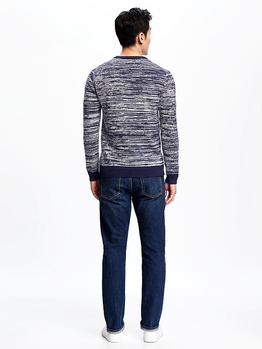 Image number 2 showing, Marled Crew-Neck Sweater for Men