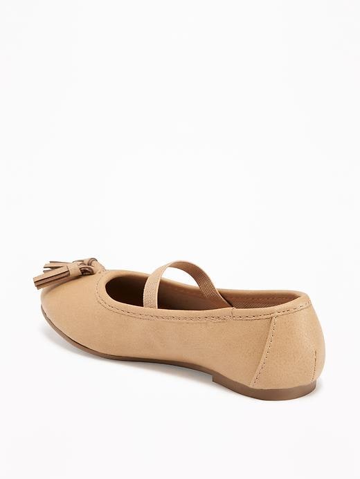 View large product image 2 of 4. Tassel-Front Ballet Flats For Toddler