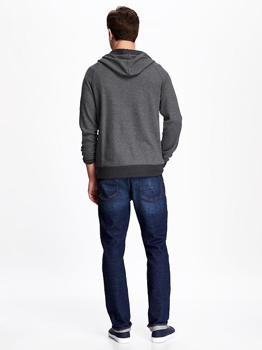Image number 2 showing, Textured Henley Hoodie for Men