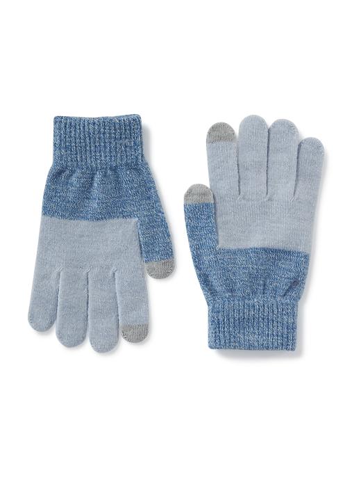 View large product image 1 of 1. Tech-Tip Sweater-Knit Gloves for Women