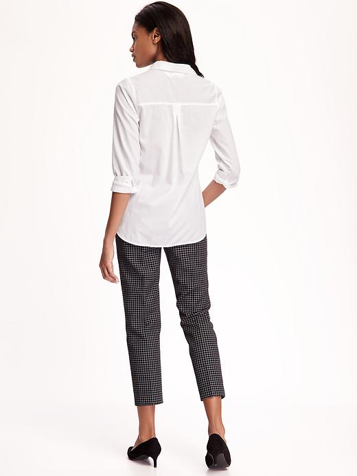 Image number 2 showing, Classic White Shirt for Women