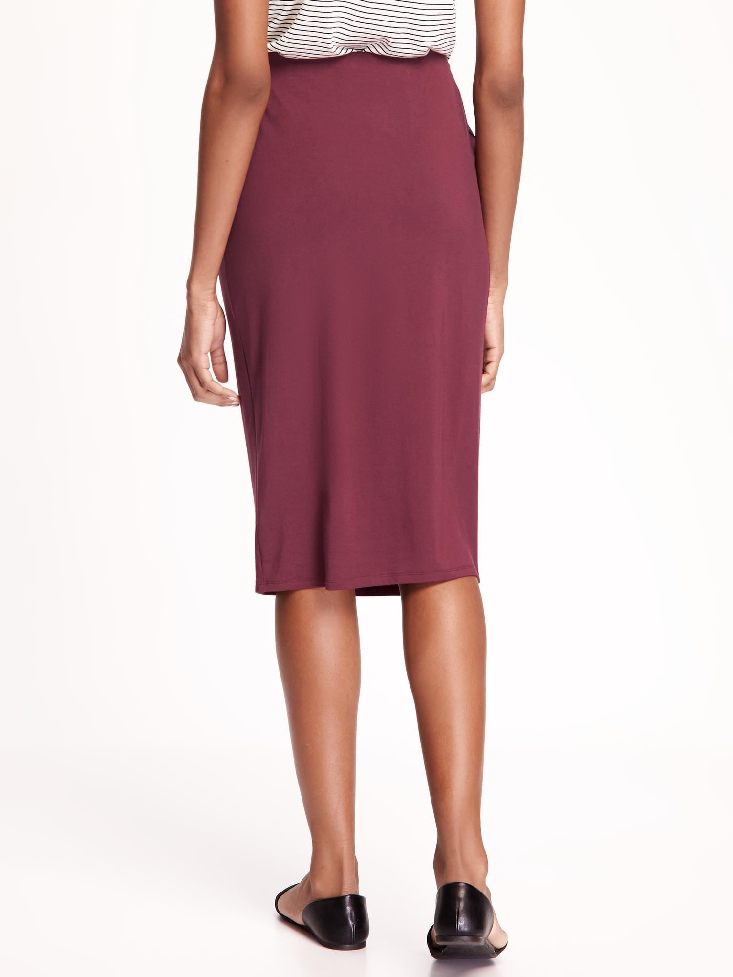 Old navy jersey pencil skirt sale