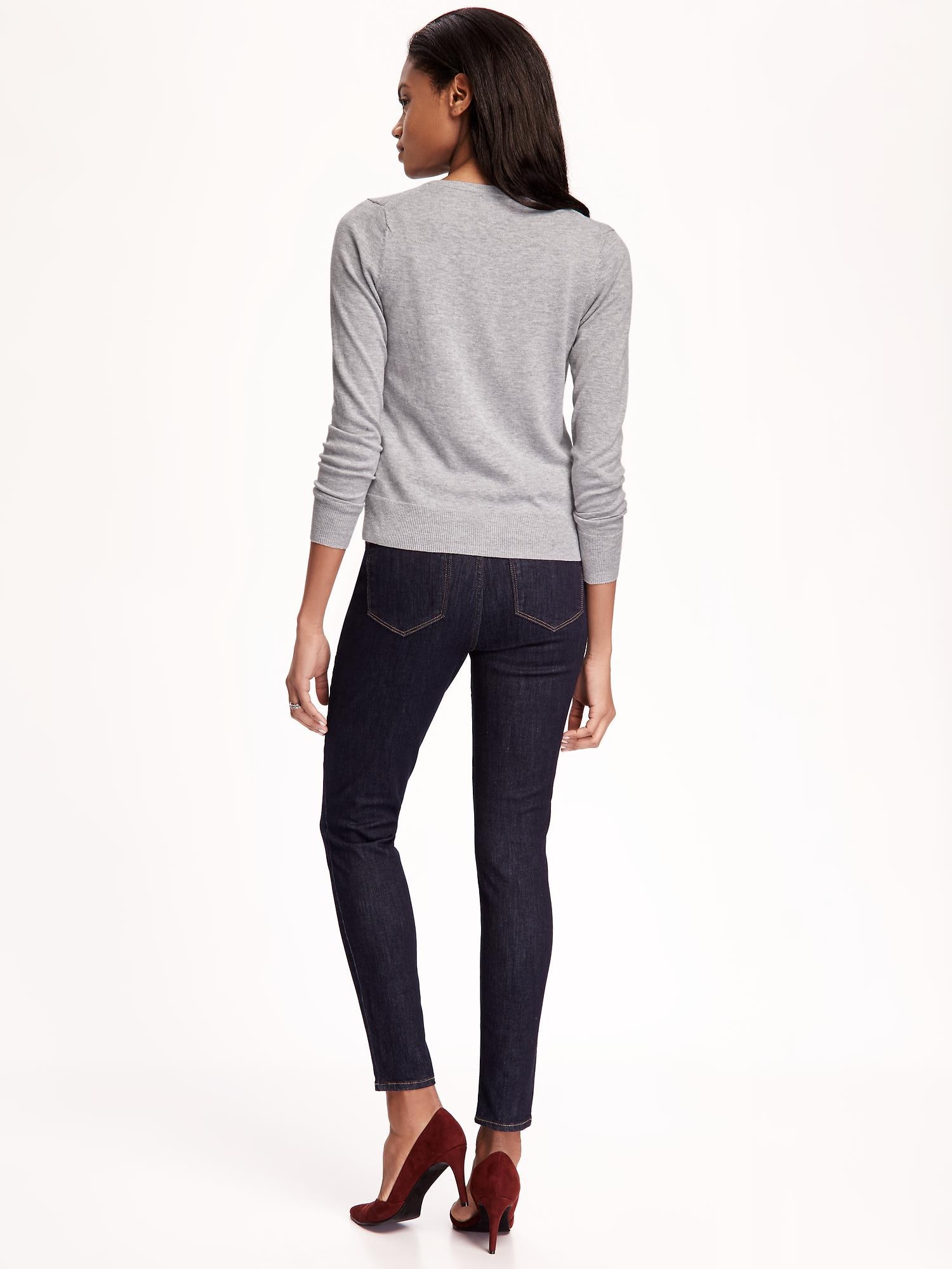 Classic Crew Neck Cardi For Women Old Navy